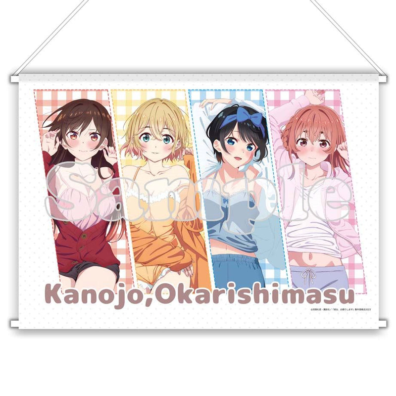 Rent-A-Girlfriend Season 3 Matsumoto Shoji Original Illustration B2 Tapestry Room Wear Ver.