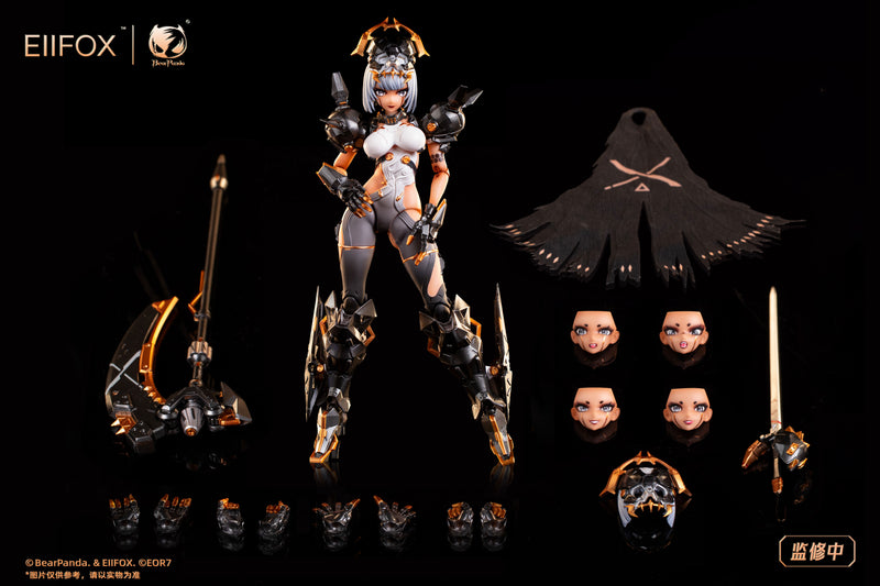 illustrated by EOR7 Bear Panda x Eiifox CROWN OF VENGEANCE 1/12 SCALE ACTION FIGURE