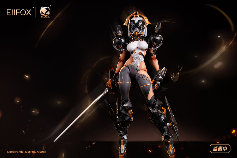 illustrated by EOR7 Bear Panda x Eiifox CROWN OF VENGEANCE 1/12 SCALE ACTION FIGURE