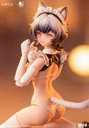 BEARPANDA X EIIFOX CAT MAID PUDDING 1/12 SCALE ACTION FIGURE