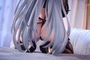 Eclipse Feather White Hair Hoodie Succubus Deluxe Edition