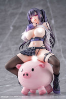 illustration by gomashioponz ECLIPSE FEATHER AIZONO MIKA: PIGGY BOUNCE VER. 1/6 SCALE FIGURE DELUXE EDITION