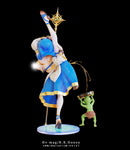illustrator v-mag B.R. HONEY. CHARLOTTE THE SAINTESS - EXORCISM POSE 1/6 SCALE FIGURE BONUS EDITION