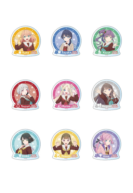 Love Live! Hasu no Sora Jogakuin School Idol Club Contents Seed Acrylic Badge 104th Winter School Uniform Ver.