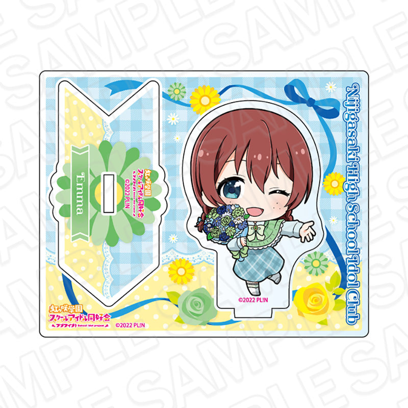 Love Live! Nijigasaki High School Idol Club Contents Seed Acrylic Stand Flower Deformed Ver.