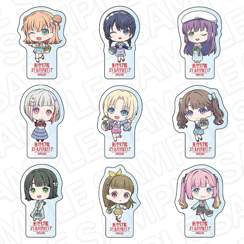 Love Live! Hasu no Sora Jogakuin School Idol Club Bell Fine Acrylic Block Flower Deformed Ver.