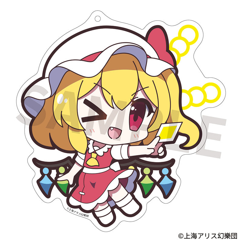 Touhou Project Izanagi Acrylic Key Chain Yurutto Touhou Flandre Scarlet Four of a Kind