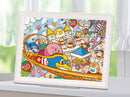 Kirby's Dream Land Ensky Jigsaw Puzzle Mame Puzzle Clear 150 Piece MA-C18 Pupupu Park, Open!