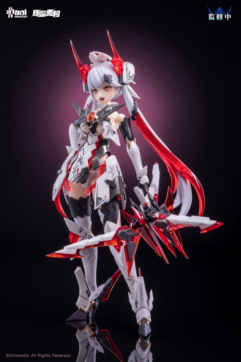 ANIMESTER X NUCLEAR GOLD RECONSTRUCTION POLARIS WHITE 1/12 PLASTIC MODEL KIT