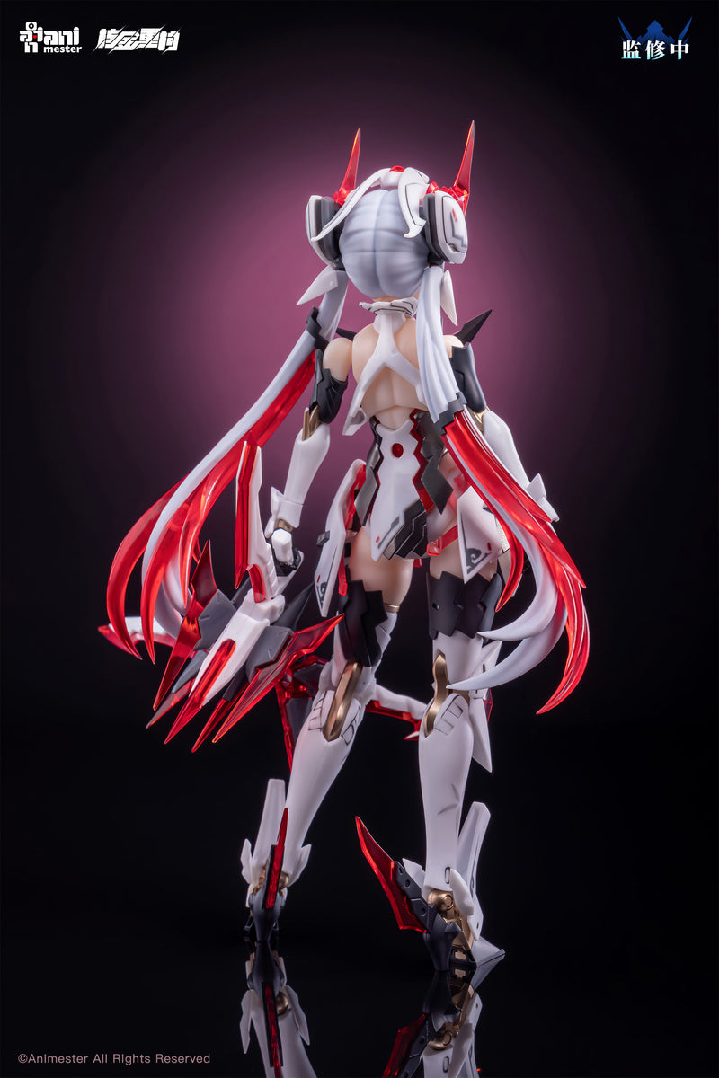 ANIMESTER X NUCLEAR GOLD RECONSTRUCTION POLARIS WHITE 1/12 PLASTIC MODEL KIT