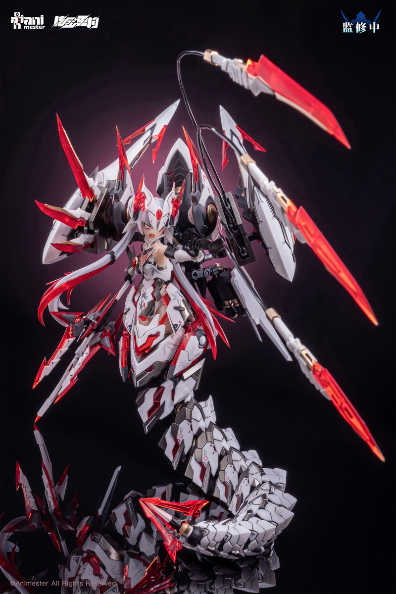 ANIMESTER X NUCLEAR GOLD RECONSTRUCTION POLARIS WHITE 1/12 PLASTIC MODEL KIT