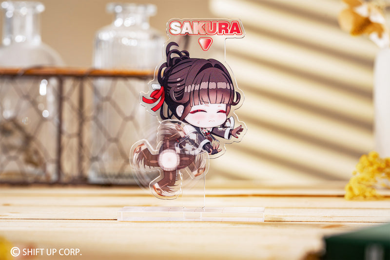 GODDESS OF VICTORY: NIKKE HOBBY SAKURA CHIBI CHARACTER TRADING SPIN ACRYLIC STAND