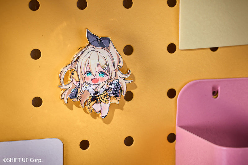 GODDESS OF VICTORY: NIKKE HOBBY SAKURA CHIBI CHARACTER TRADING PIN BADGE