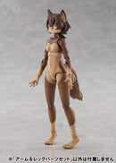 Kemopla Aoshima KO-02RJW Arm & Leg Parts Set 01 (Japanese Wolf Color)