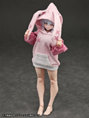 Party Animal Girl Room Wear Alphamax Rabbit Hoodie *This is a cloth outfit for 15-18cm plastic models and dolls.