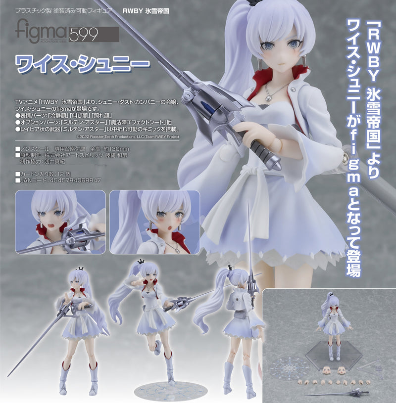 599 RWBY: Ice Queendom figma Weiss Schnee
