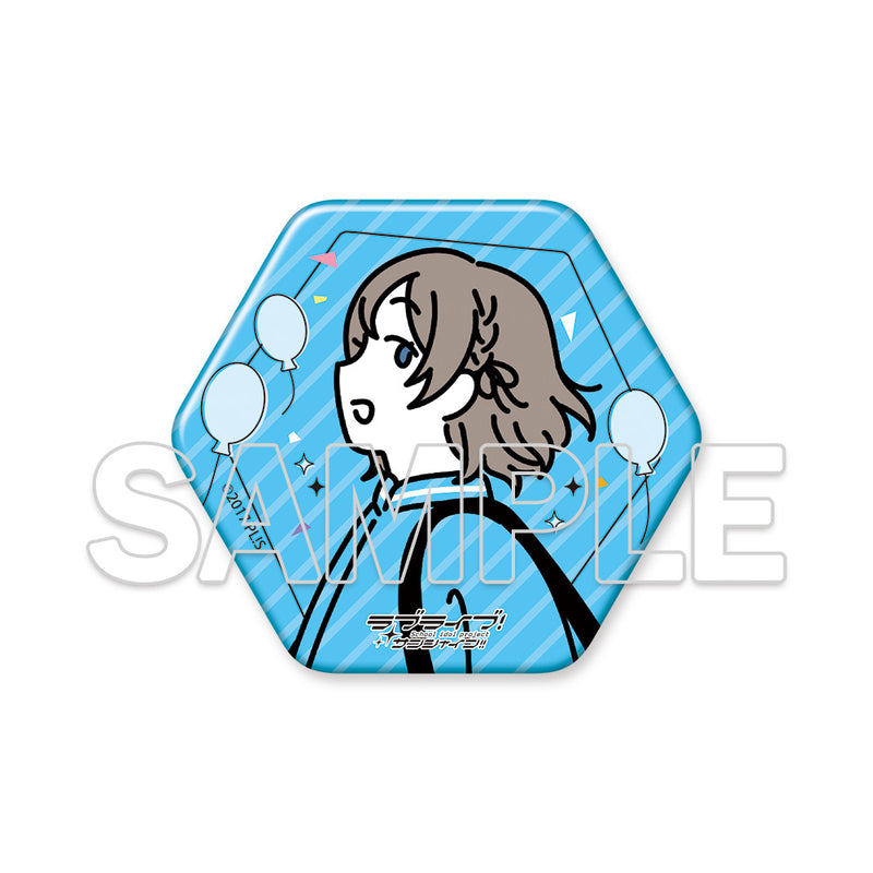 Love Live! Series  KADOKAWA Osanpo wa Kisetsu wo Matotte. Hexagonal Can Badge