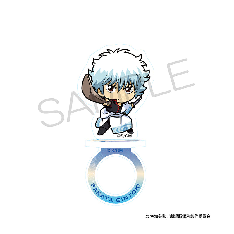 New Gintama The Movie: -Yoshiwara in Flames- KADOKAWA 2.5 Acrylic Ring Stand Battle Ver.