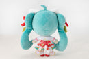 Hatsune Miku x Maneki-neko KADOKAWA Hatsune Miku White Cat Plush Standard Art by Rassu