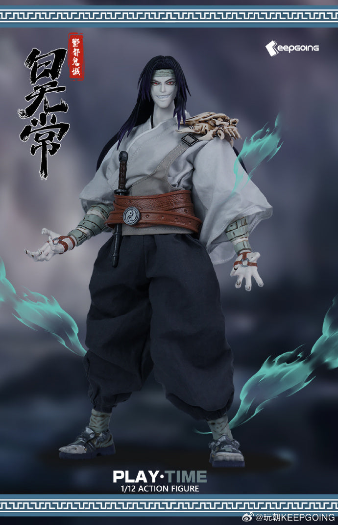GHOSTS STORIES KEEPGOING STUDIO SERIES FENG DU GHOST TOWN THE WHITE GHOST 1/12 SCALE ACTION FIGURE