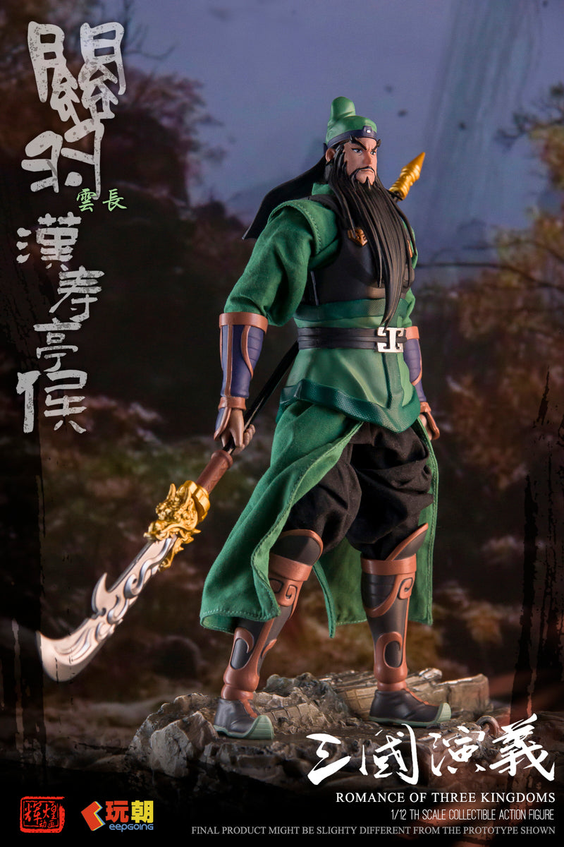 ROMANCE OF THE THREE KINGDOMS KEEPGOING STUDIO GUAN YU 1/12 SCALE ACTION FIGURE