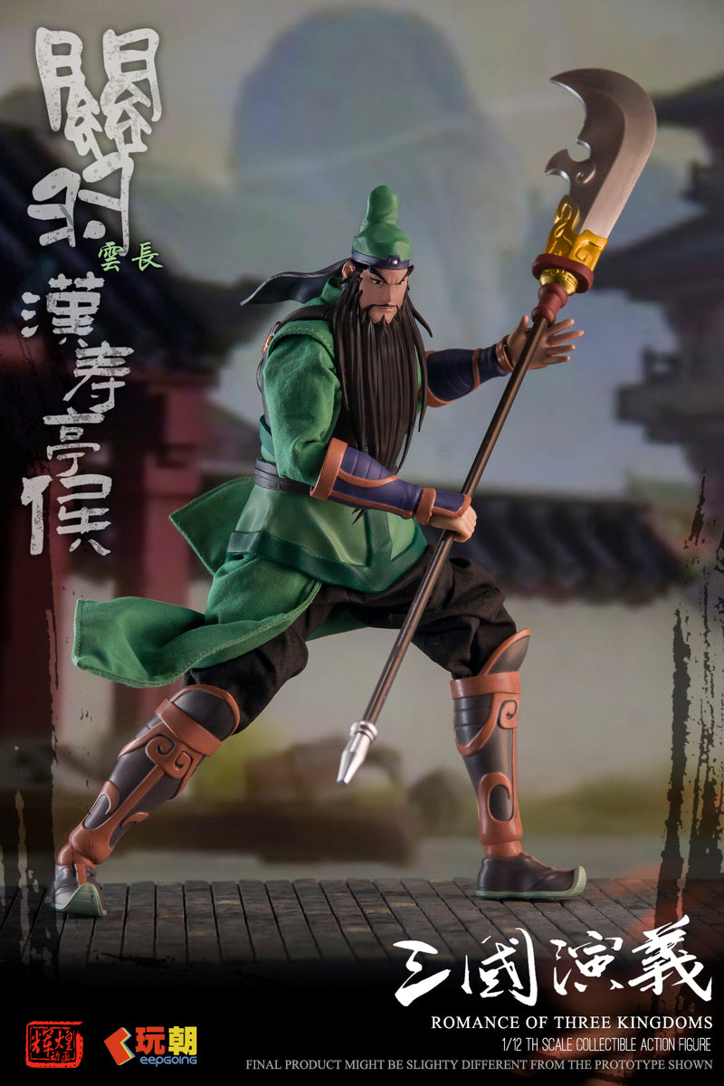 ROMANCE OF THE THREE KINGDOMS KEEPGOING STUDIO GUAN YU 1/12 SCALE ACTION FIGURE