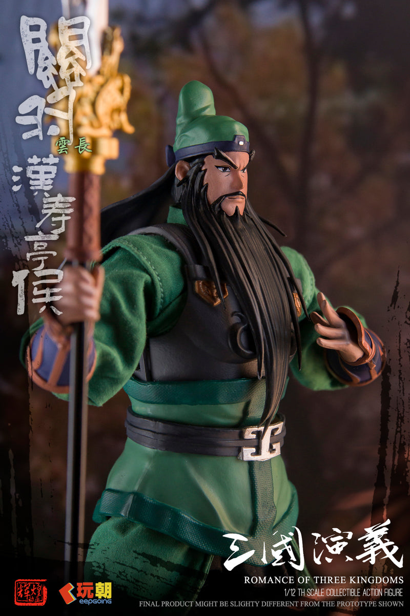 ROMANCE OF THE THREE KINGDOMS KEEPGOING STUDIO GUAN YU 1/12 SCALE ACTION FIGURE