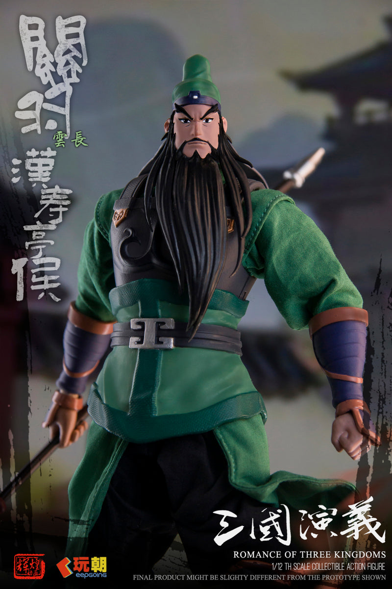 ROMANCE OF THE THREE KINGDOMS KEEPGOING STUDIO GUAN YU 1/12 SCALE ACTION FIGURE