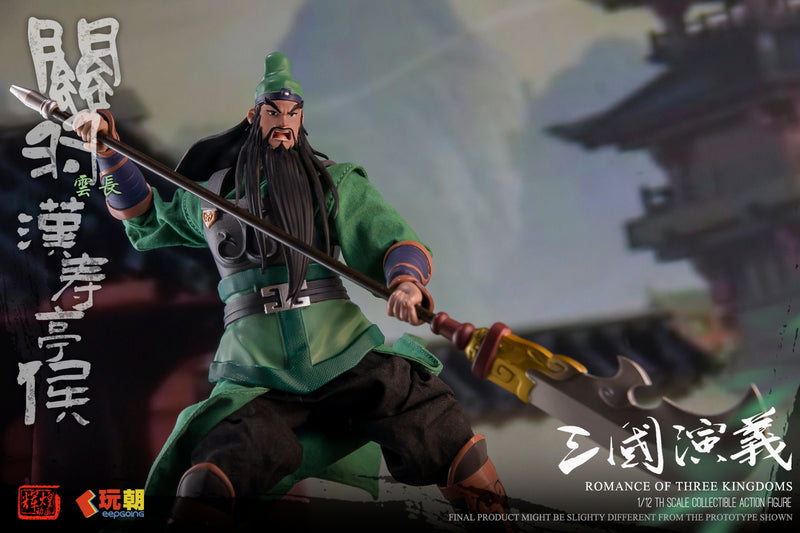 ROMANCE OF THE THREE KINGDOMS KEEPGOING STUDIO GUAN YU 1/12 SCALE ACTION FIGURE