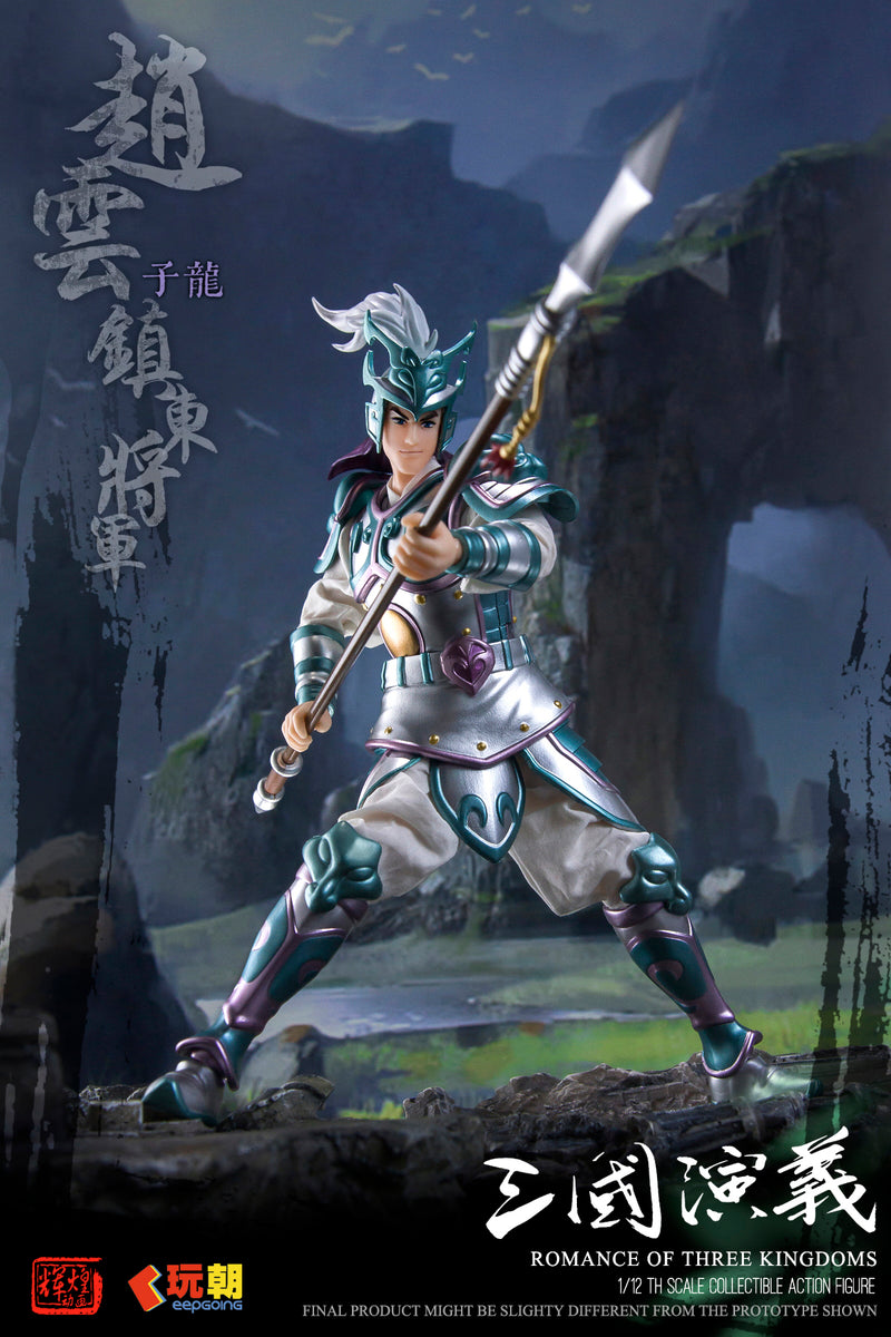 ROMANCE OF THE THREE KINGDOMS KEEPGOING STUDIO ZHAO YUN 1/12 SCALE ACTION FIGURE