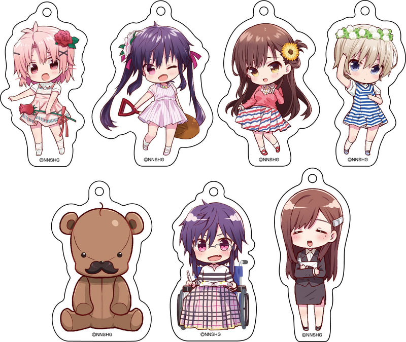 School-Live! Medicos Entertainment Deformed Acrylic Key Chain Collection(1 Random)