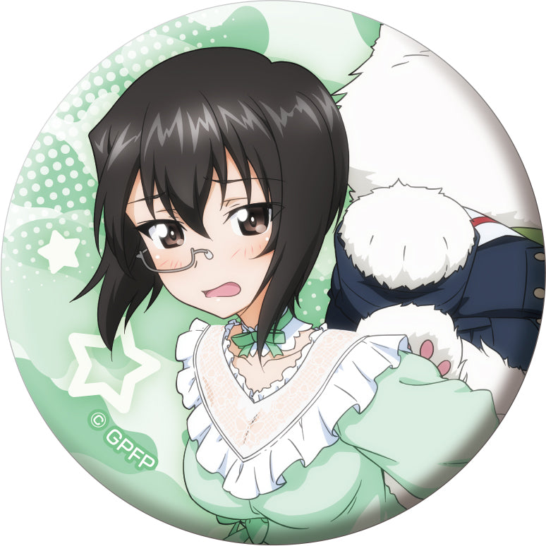 GIRLS und PANZER das Finale Medicos Entertainment Original Illustration Can Badge Collection Room Wear Ver.(1 Random)