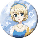 GIRLS und PANZER das Finale Medicos Entertainment Original Illustration Can Badge Collection Room Wear Ver.(1 Random)