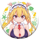 Miss Kobayashi's Dragon Maid  Medicos Entertainment Original Illustration Can Badge Collection Swimwear Ver.(1 Random)