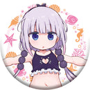 Miss Kobayashi's Dragon Maid  Medicos Entertainment Original Illustration Can Badge Collection Swimwear Ver.(1 Random)