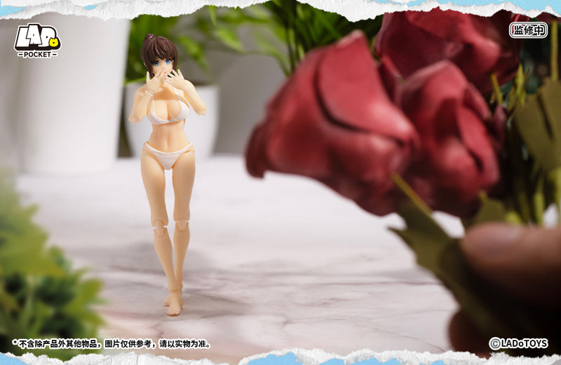 POCKET GIRL LADo TOYS PG-01 SWIMSUIT GIRL ACTION FIGURE