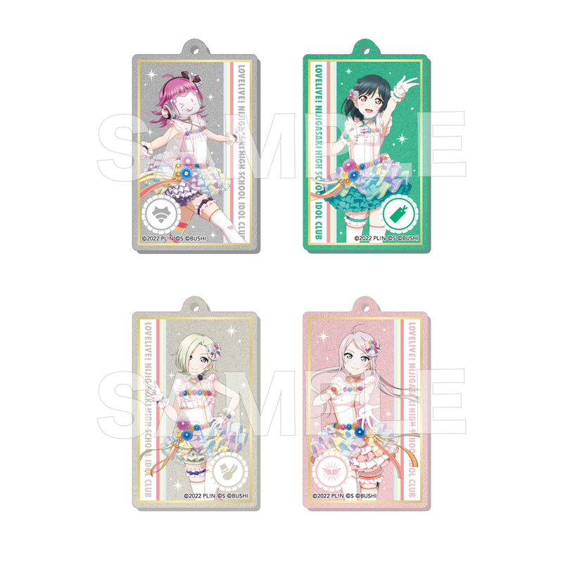 Love Live! Nijigasaki High School Idol Club CS.FRONT Metallic Acrylic Key Chain A