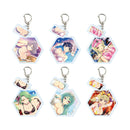 Shinovi Master Senran Kagura: NEW LINK A3 Acrylic Key Chain with Mini Parts 02 Box 1 (Official Illustration)