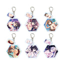 Shinovi Master Senran Kagura: NEW LINK A3 Acrylic Key Chain with Mini Parts 03 Box 2 (Official Illustration)