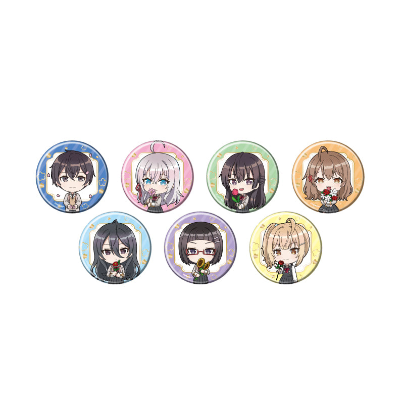 Alya Sometimes Hides Her Feelings in Russian A3 Can Badge 05 Flower Ve