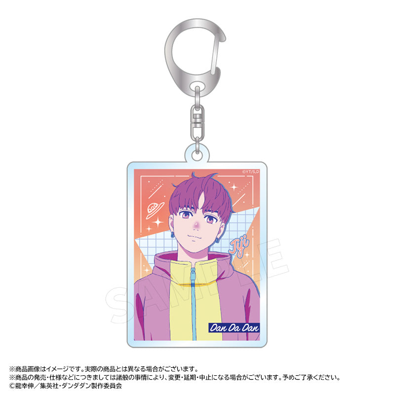 DANDADAN ANICRAFT Retro Pop Style Trading Acrylic Key Chain