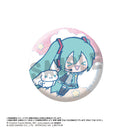 Hatsune Miku x Cinnamoroll ANICRAFT Trading Glitter Can Badge