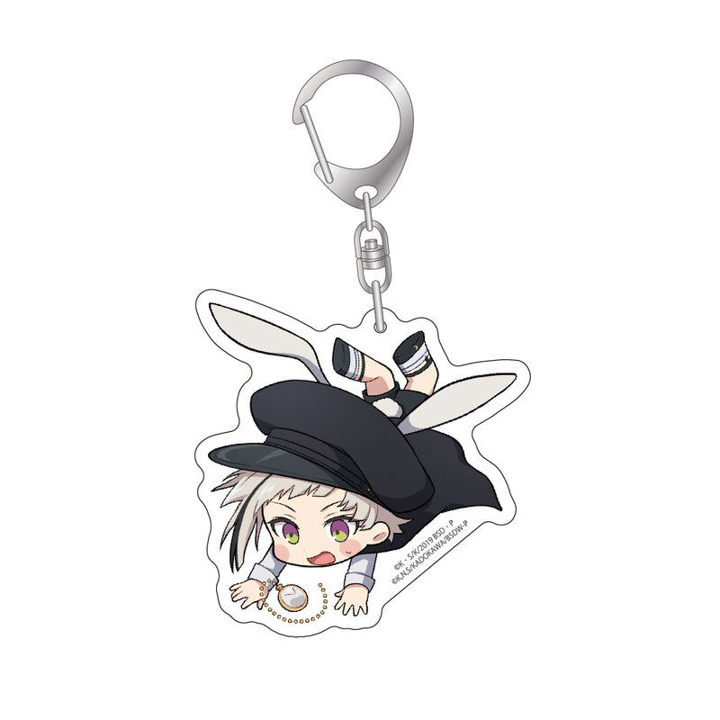 Bungo Stray Dogs Algernon Product Deformed Acrylic Key Chain (1-12 Selection)