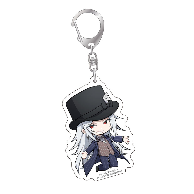 Bungo Stray Dogs Algernon Product Deformed Acrylic Key Chain (1-12 Selection)