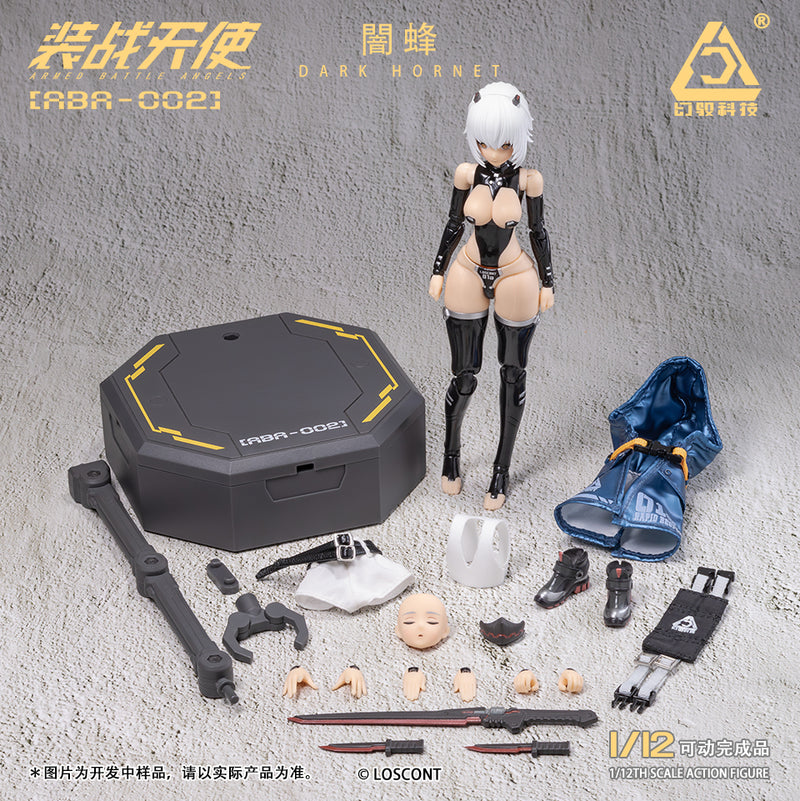 ARMED BATTLE ANGELS SERIES LOSCONT ABA-002 DARK HORNET 1/12 SCALE ACTION FIGURE