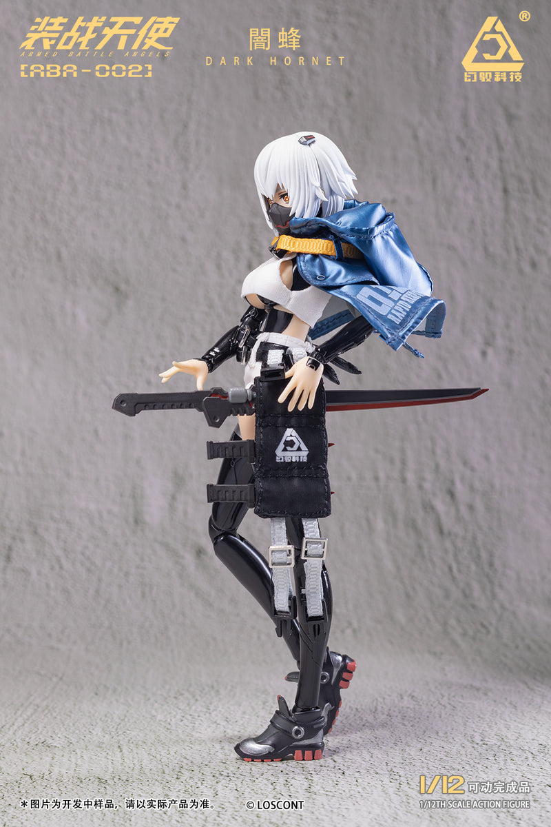ARMED BATTLE ANGELS SERIES LOSCONT ABA-002 DARK HORNET 1/12 SCALE ACTION FIGURE