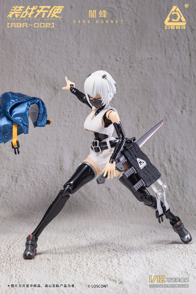 ARMED BATTLE ANGELS SERIES LOSCONT ABA-002 DARK HORNET 1/12 SCALE ACTION FIGURE