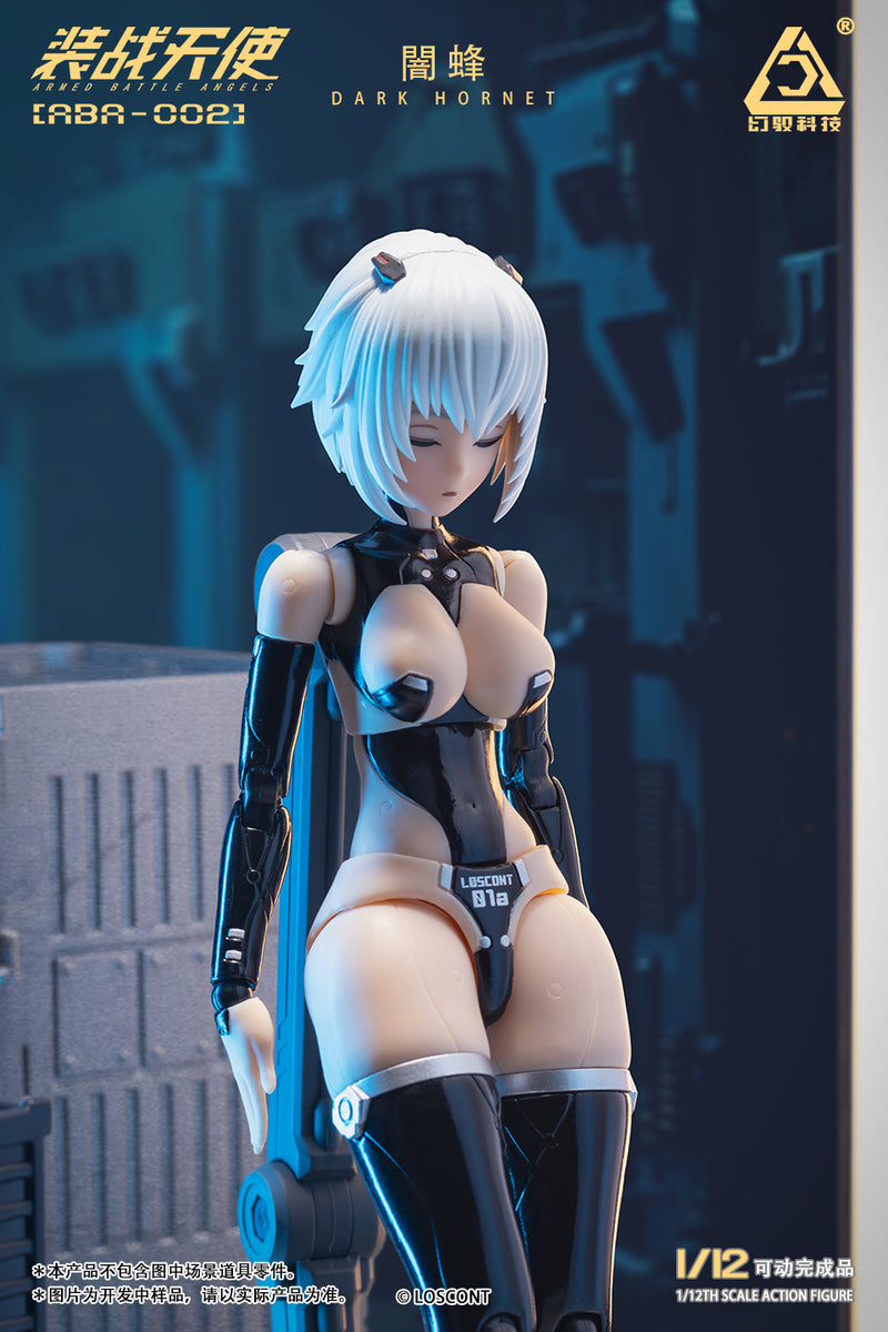 ARMED BATTLE ANGELS SERIES LOSCONT ABA-002 DARK HORNET 1/12 SCALE ACTION FIGURE