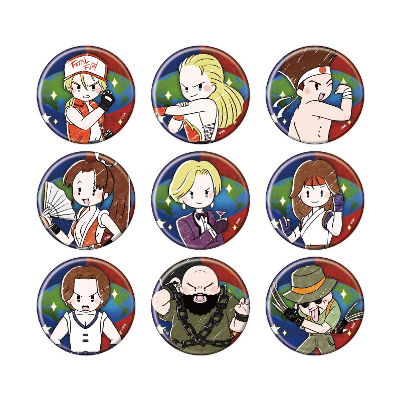 The King of Fighters 94 A3 Can Badge 03 Graff Art Illustration
