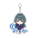 Gakuen Idolmaster A3 Deka Acrylic Key Chain Similar Look Costume Ver. (Mini Character Illustration)